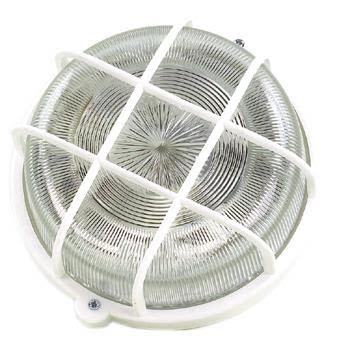 Gelia 110010240 Gallerarmatur rund, 100W, IP44 Vit