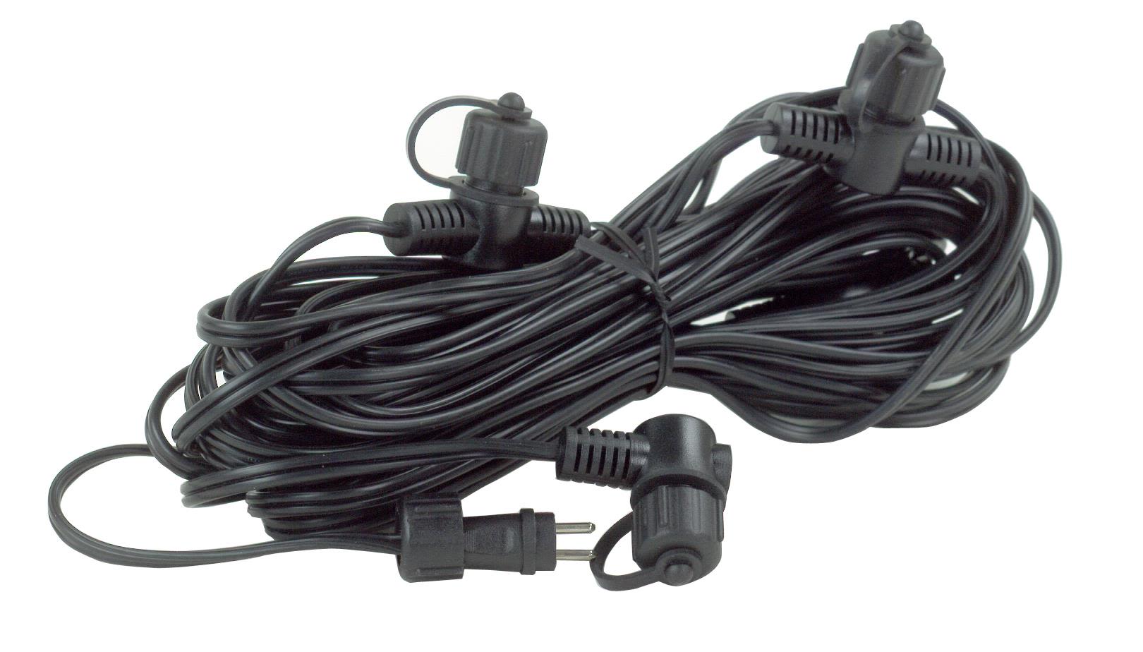Garden Lights 6008011 Kabel 15 m, 6 st kopplingar