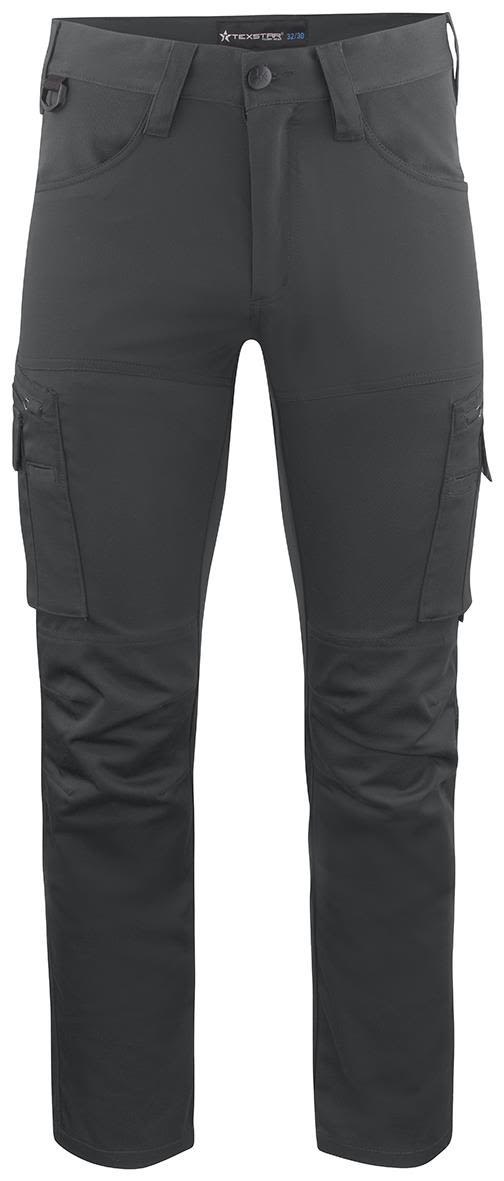 Texstar FP38 Servicebyxa med stretch, mörkgrå Mörkgrå