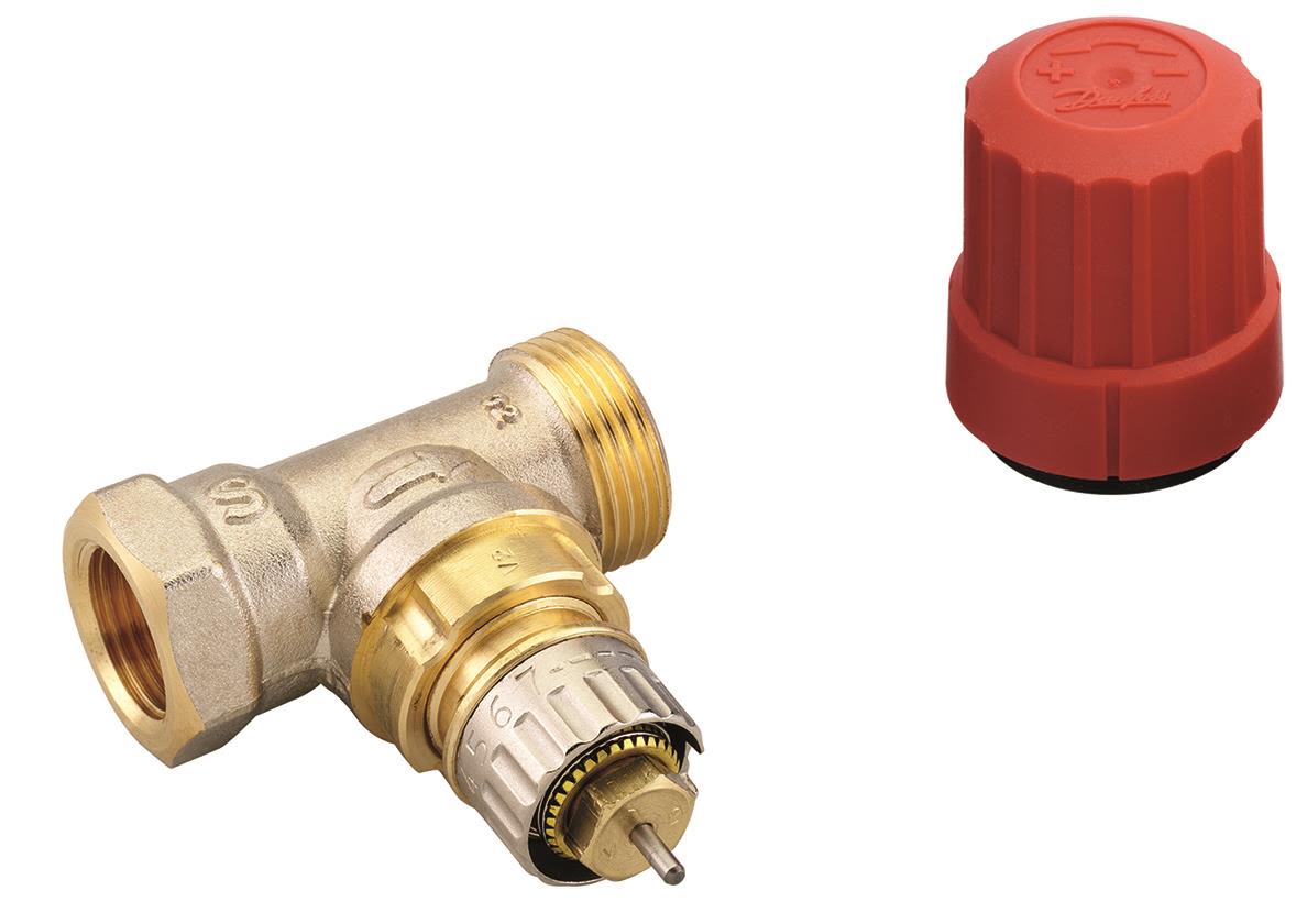 Danfoss RA-N Ventildel rak, utan kopplingsdetaljer G15