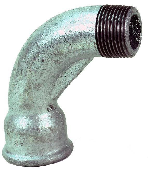 Gelia 3015096062 Rörböj 1 muff, galv, aducerad G25x90°