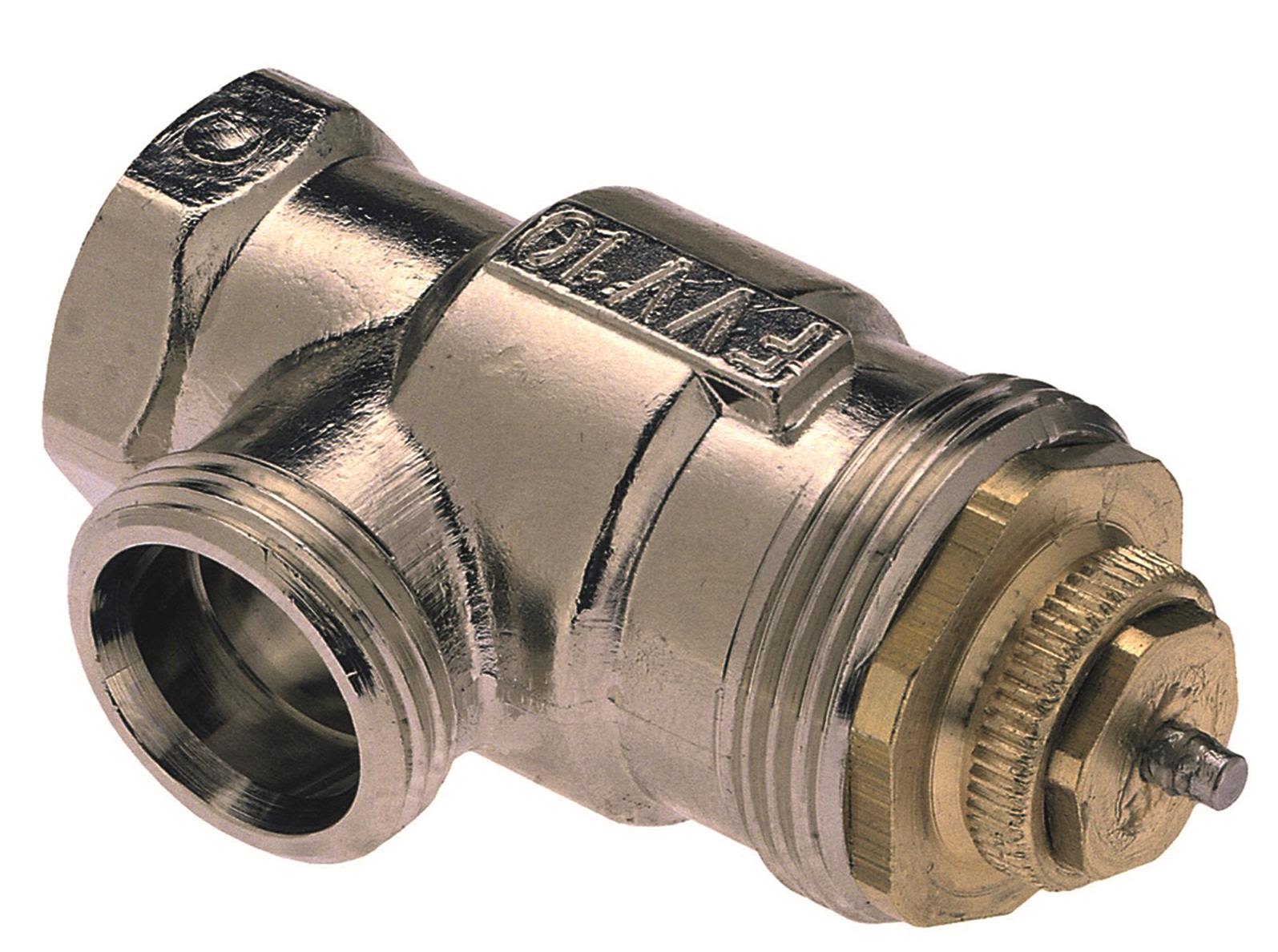 MMA FVV-10 Termostatventil vinkel, med förinställning G10