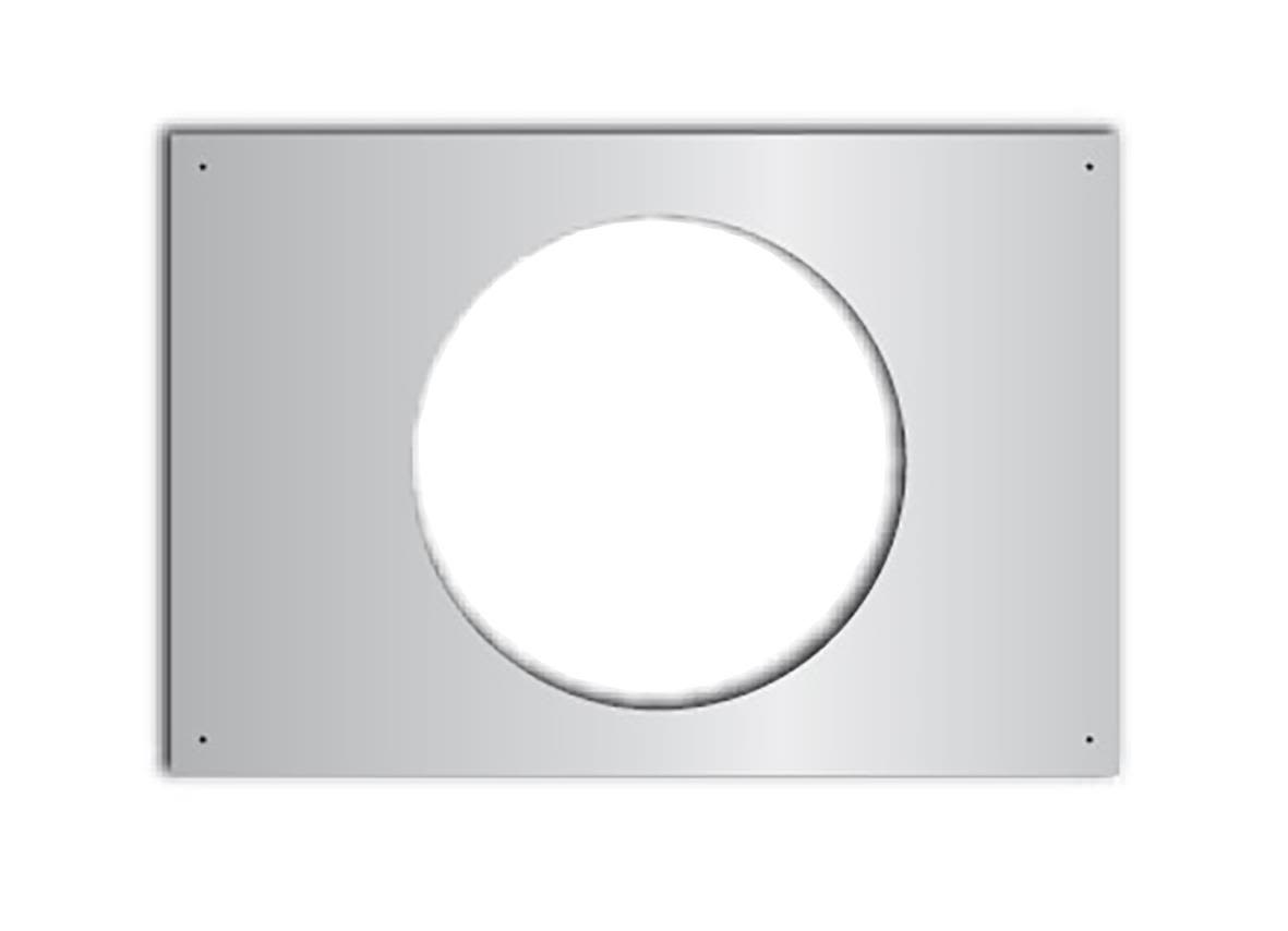 ABC Vent ABC-TP Dekkplate hvitlakkert 100 mm, 200x100 mm