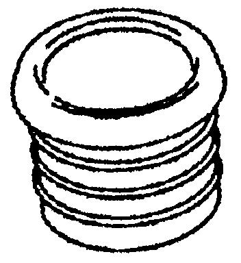 ABB ATI41 Skyddsmuff vit, termoplast 32 mm