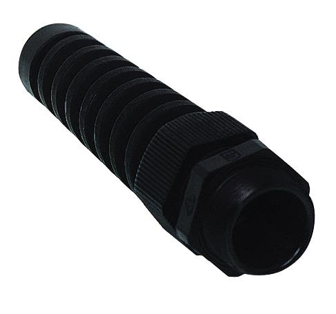 Rutab 1476142 Förskruvning IP68, svart, med brytskydd M16 x 5-10 mm