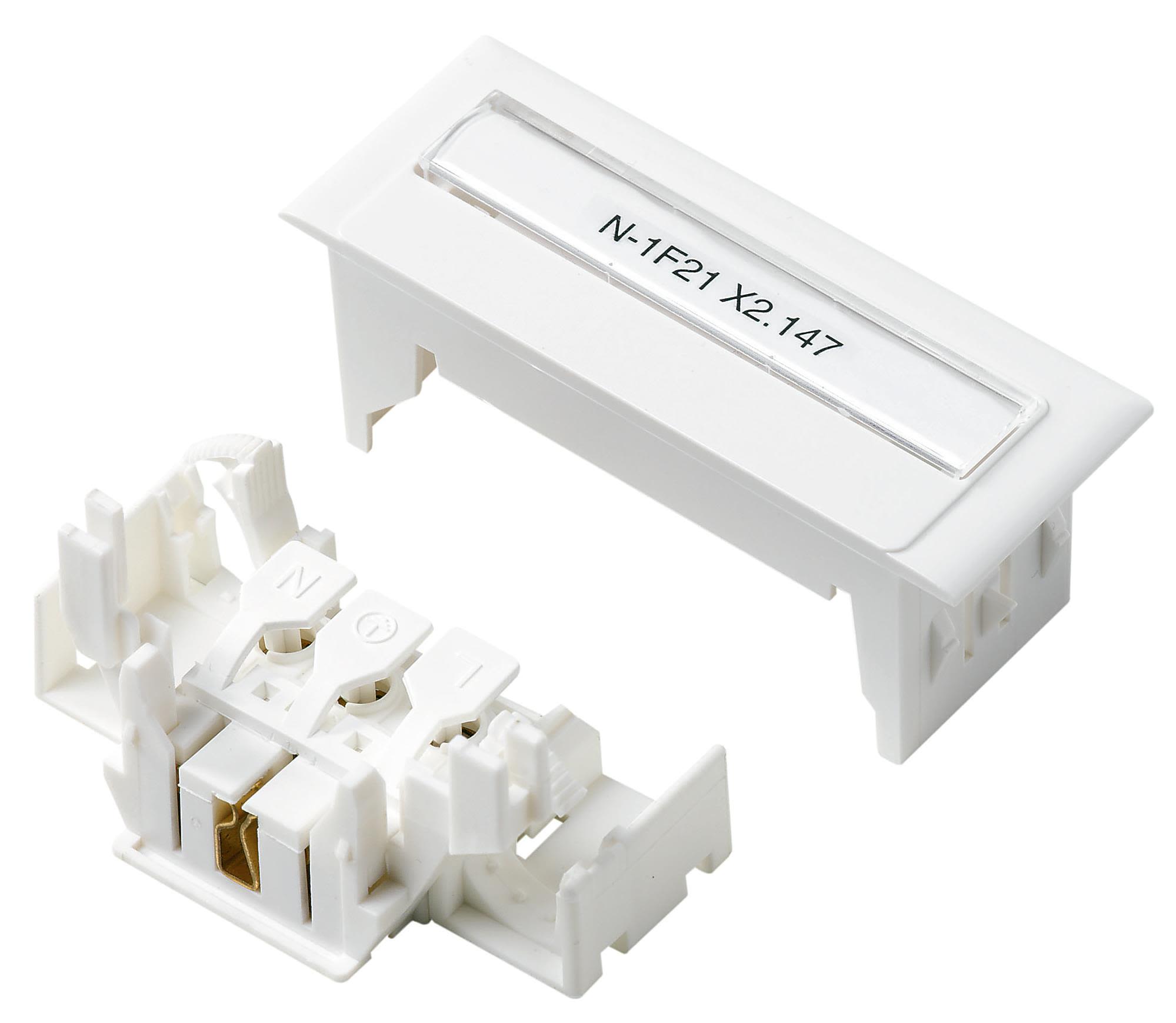 Schneider Electric 5940050 Anslutningsplint 37 mm Vit
