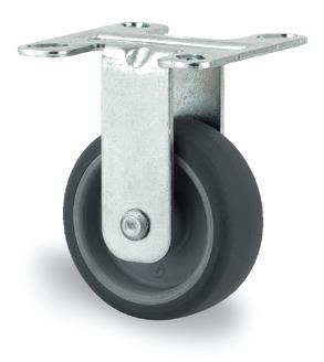 Tente 2478PJI050P40 Länkhjul 50 mm, termogummi, platta 55x55 mm
