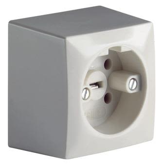 ABL 2408027 Vägguttag Perilex, utanpåliggande, IP20
