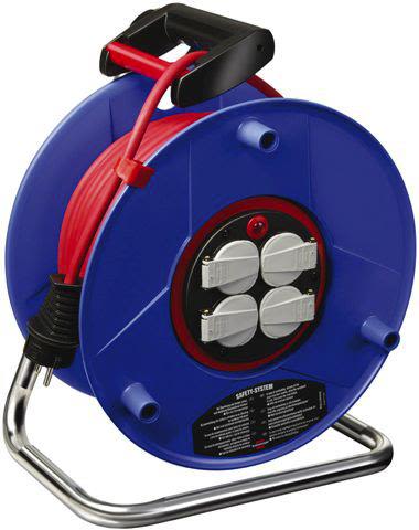 Brennenstuhl Anti-Twist Kabelvinda 4-vägs 50 m