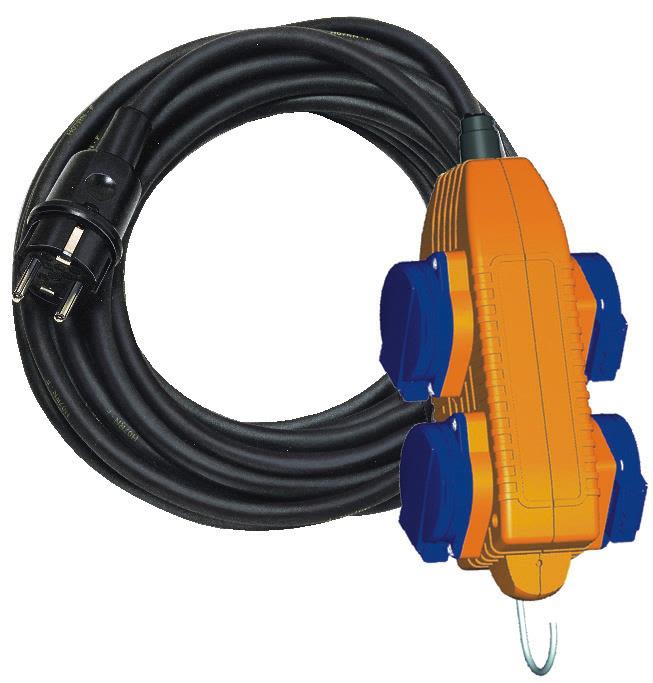 Brennenstuhl 1151740 Grenuttag med krok, 10 m 10 m