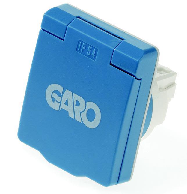 Garo UIF 10/16 Vägguttag 10/16A, IP54