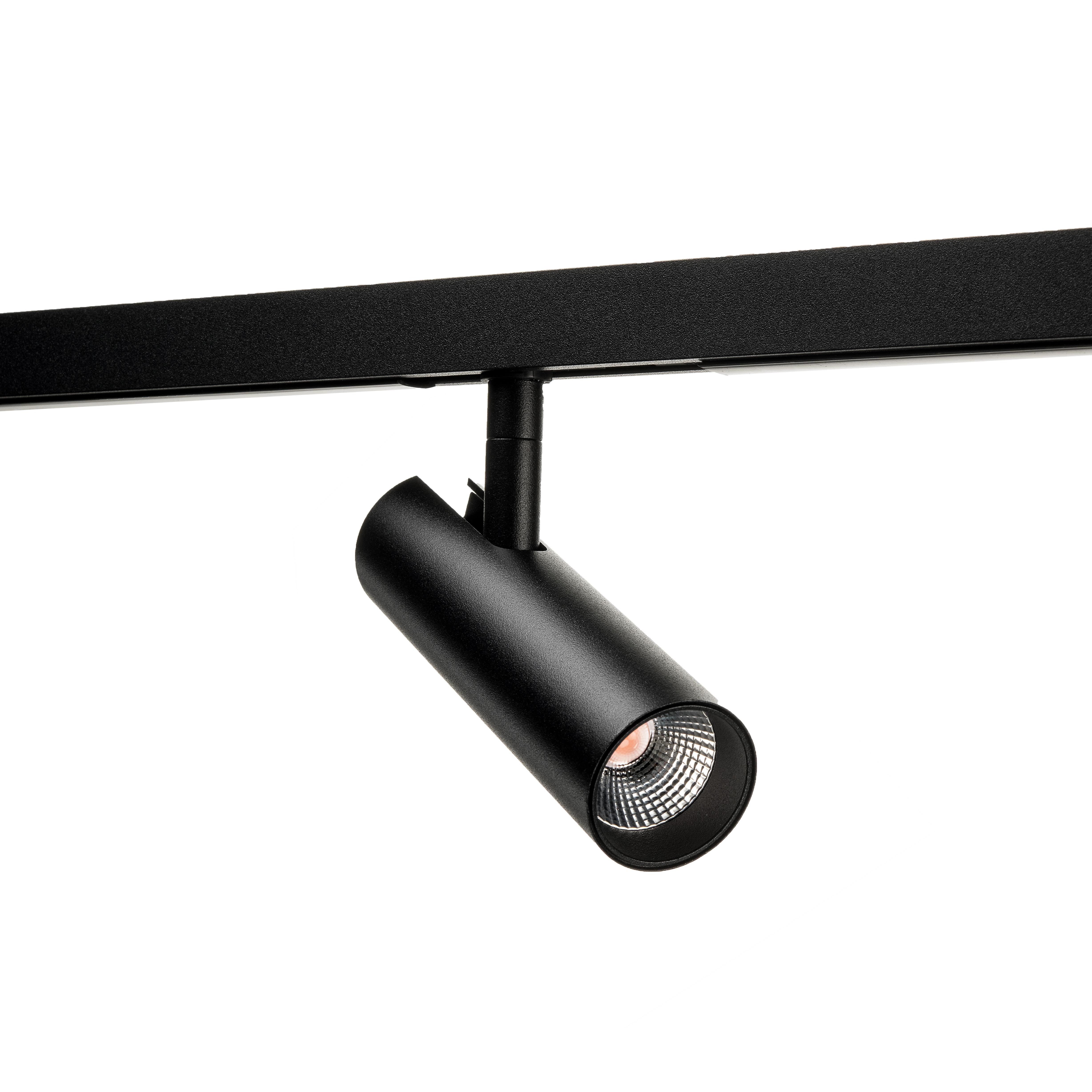 SG Armaturen ZIP Tube Micro Spotlys LED, 7W, 2000-2800K Sort