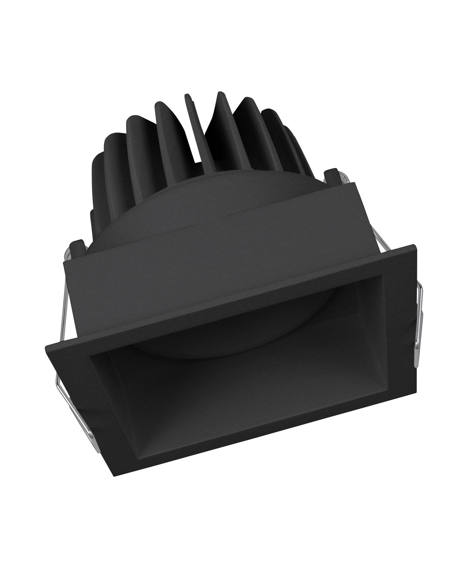 LEDVANCE Spot Square Downlight 8W, 3000K, 36° Svart
