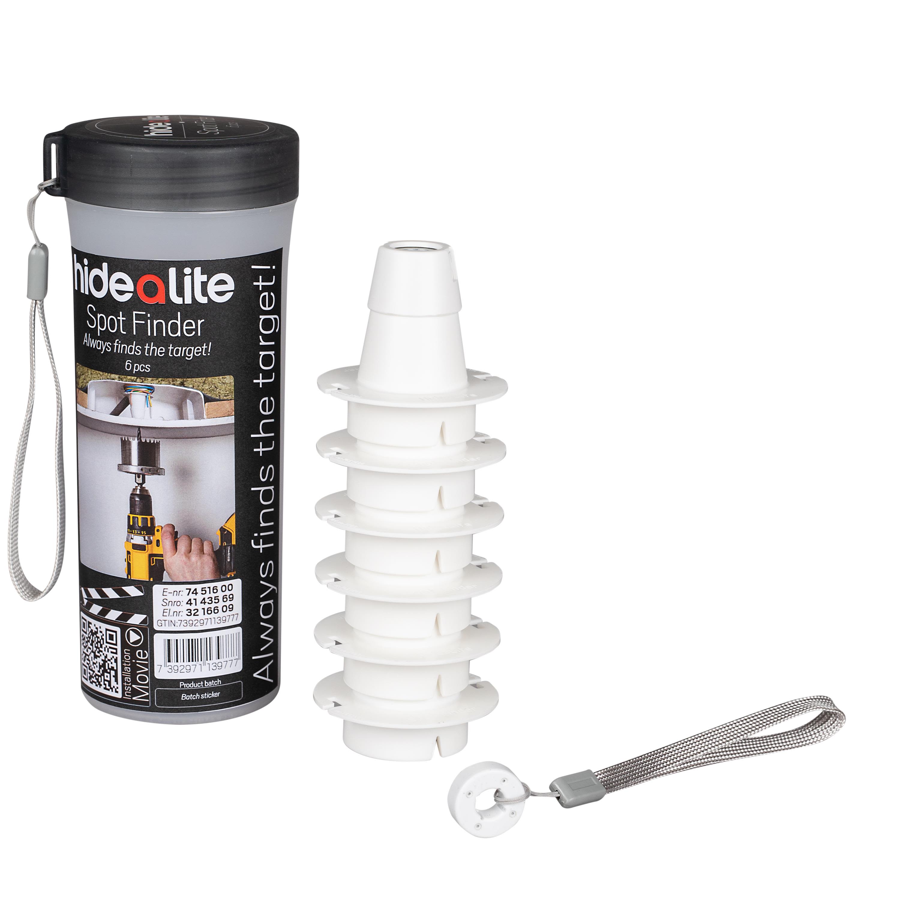 Hide-a-Lite 7451600 Spotfinderkit 6-pakk