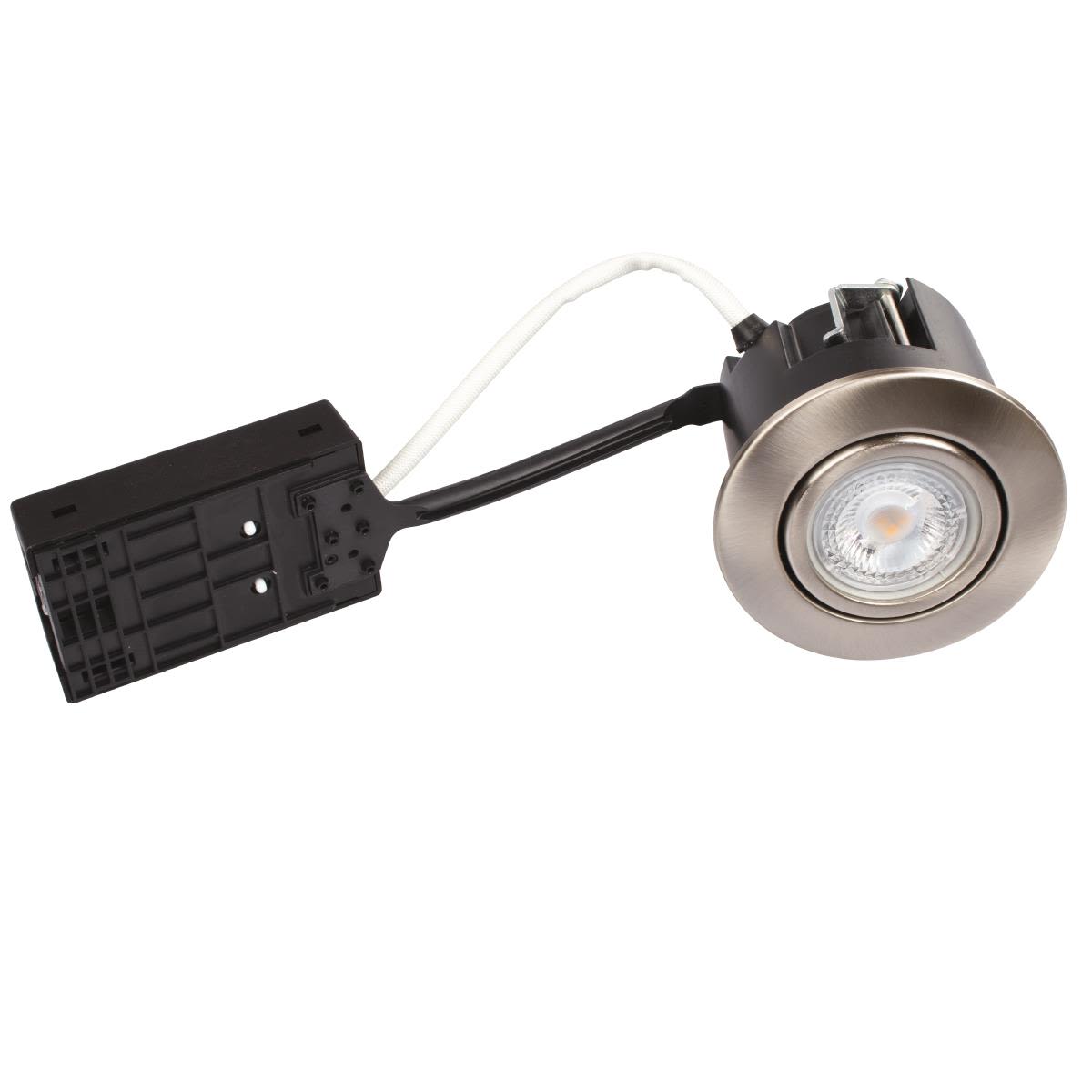 Scan Products Luna QI Downlight 2700 K, 5 W, utendørs Børstet stål
