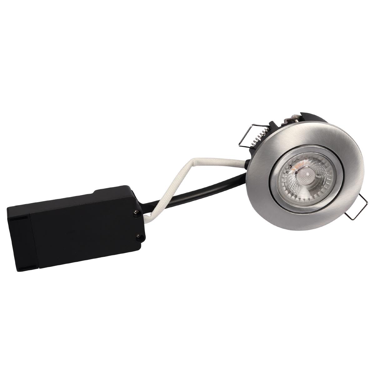 Scan Products Luna LP Downlight 3000 K, 6,2 W Børstet aluminium