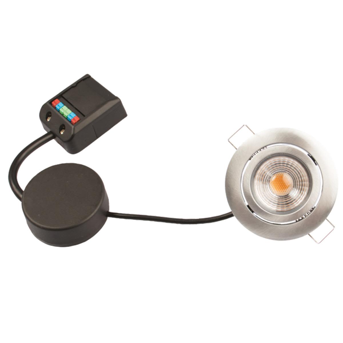 Scan Products Claudia Downlight 3000 K, 4,5 W Børstet aluminium
