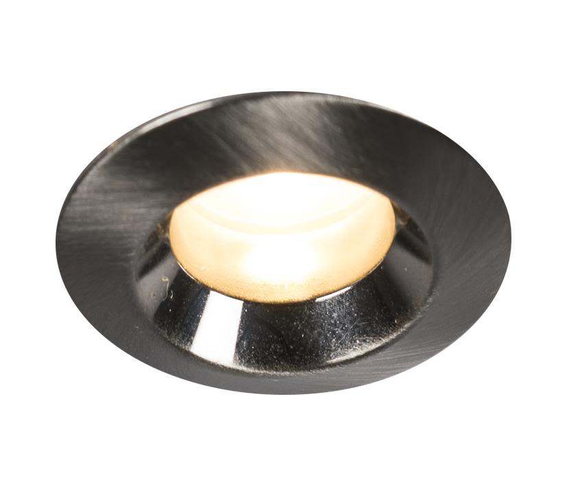 Hide-a-Lite Core Smart Downlight 45°, rostfritt stål 3000 K