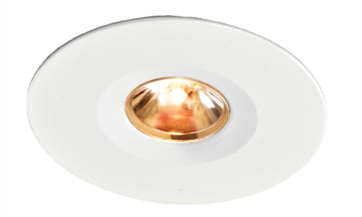 Maxel 2810 Downlight vit strukturlack, 1.2W, 3000K Fast, 12°