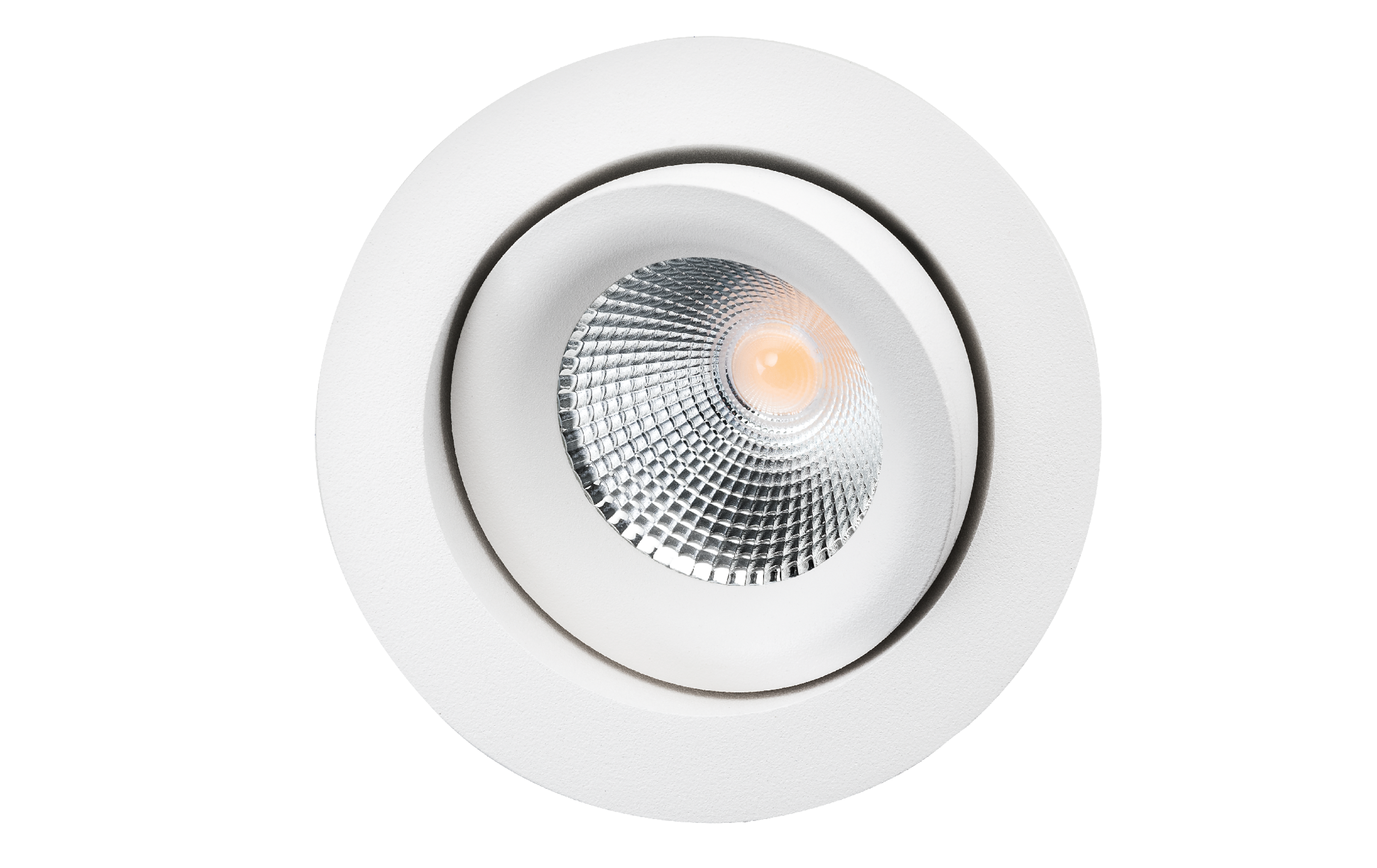 Downlight Junistar Lux 7W 3000K, 560 lumen, hvid