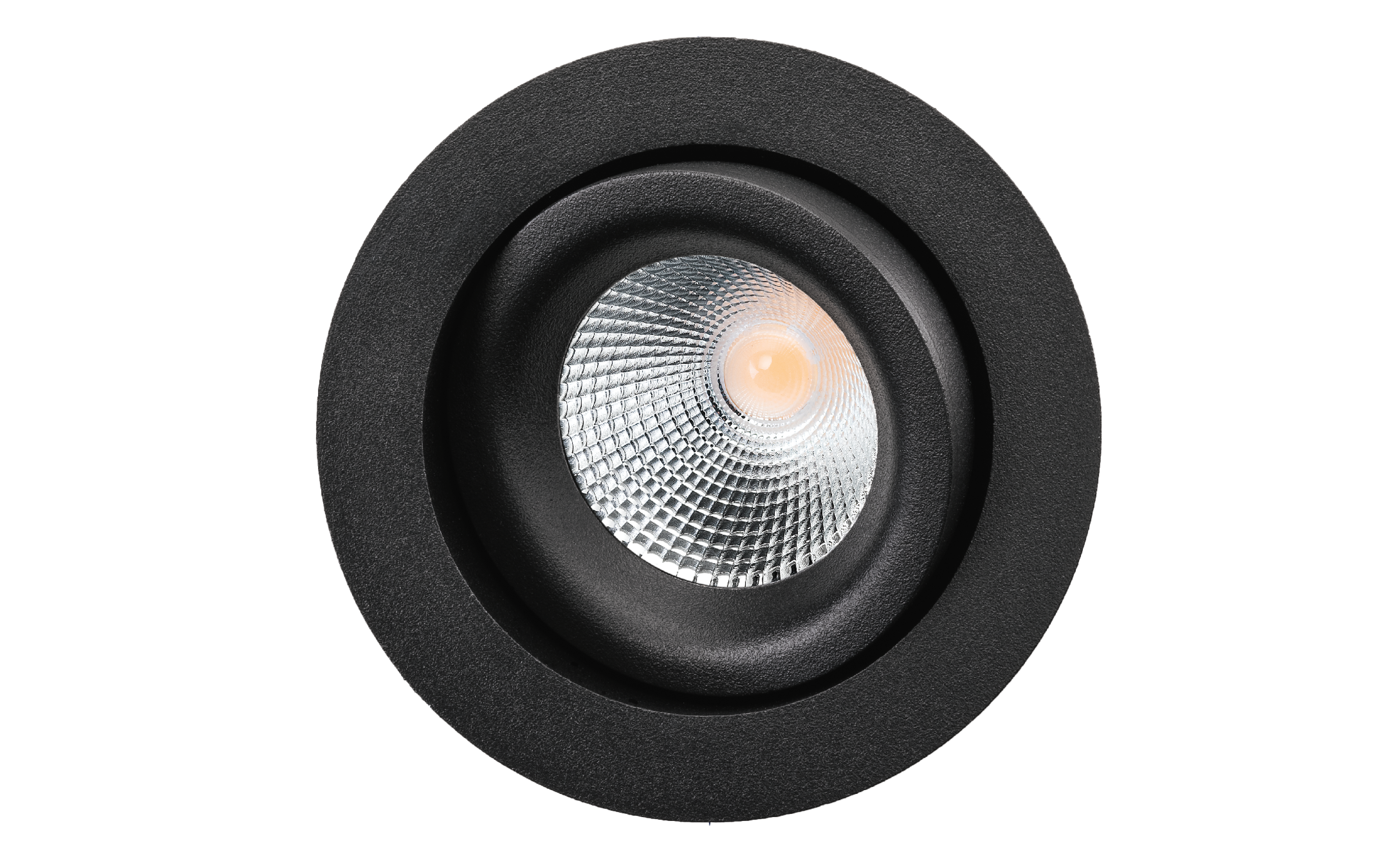 SG Armaturen Junistar Lux Isosafe Downlight 7 W, svart 560 lm