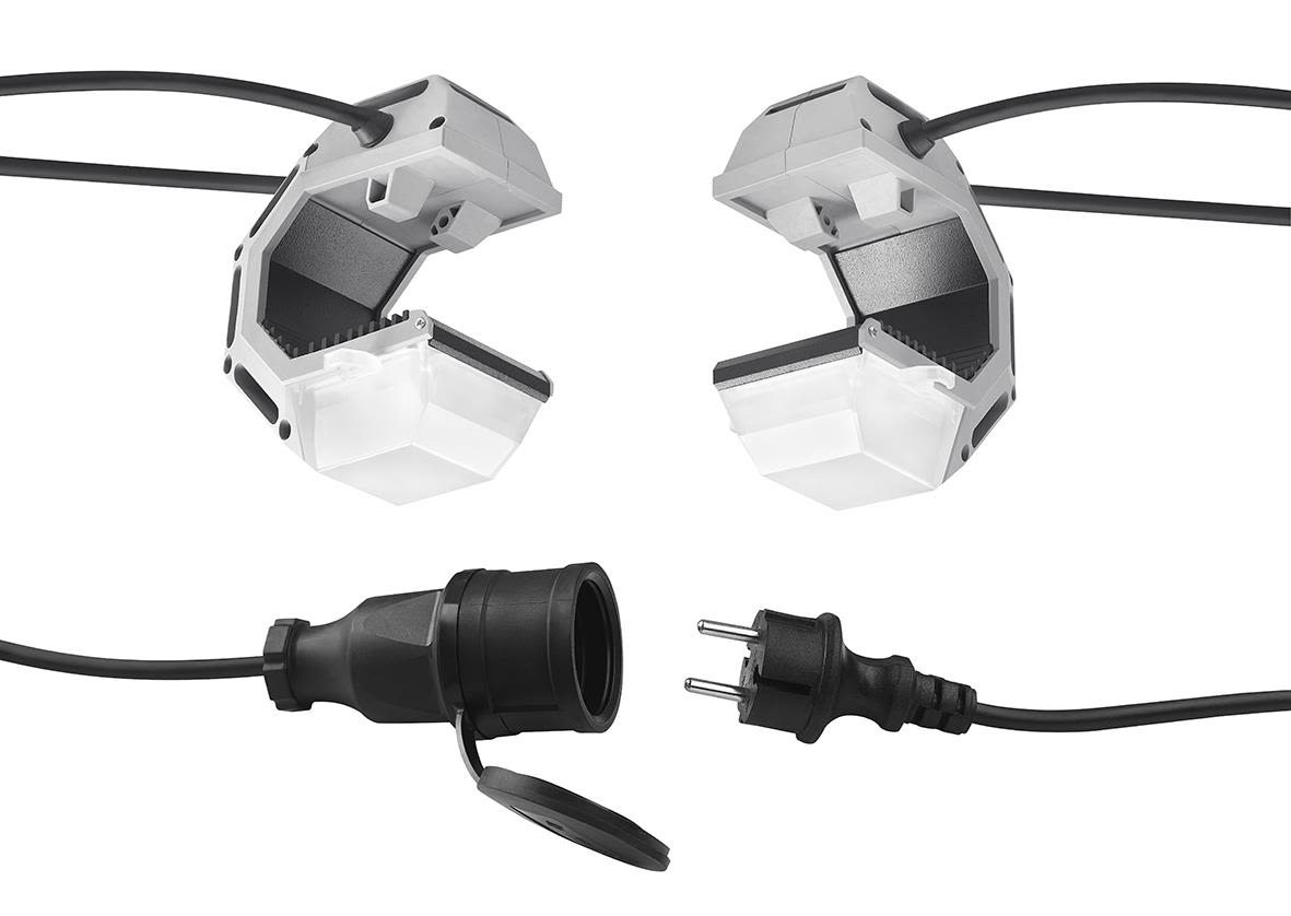 Rutab Future Line LED Arbetslampa 3x8W, 9 m