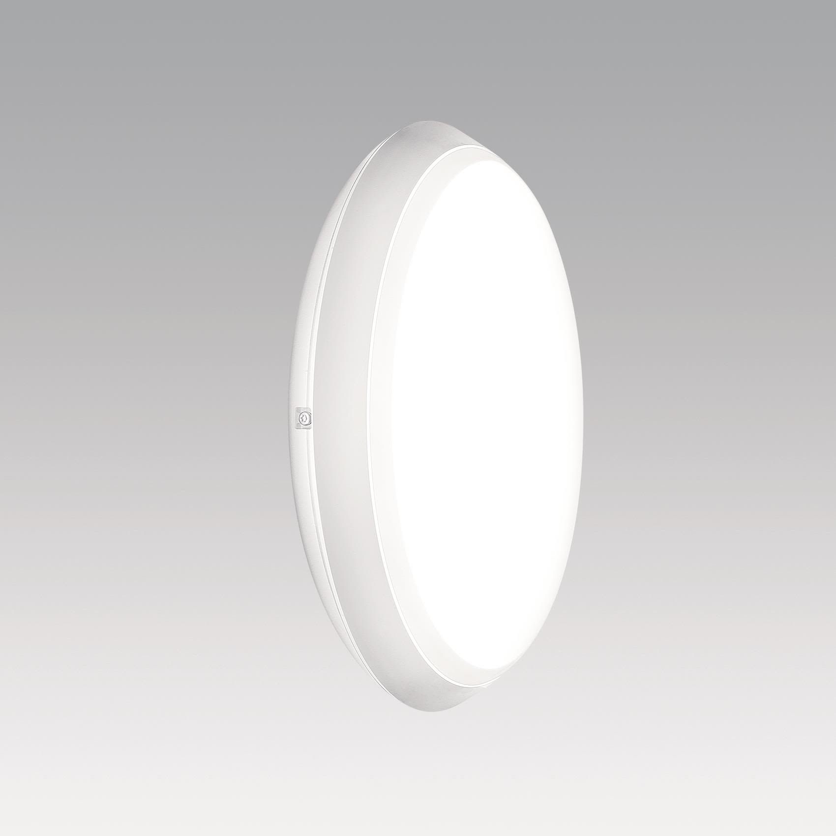 Thorn Katona Veggarmatur LED, rund 16,3 W, 3000 K, 1850 lm