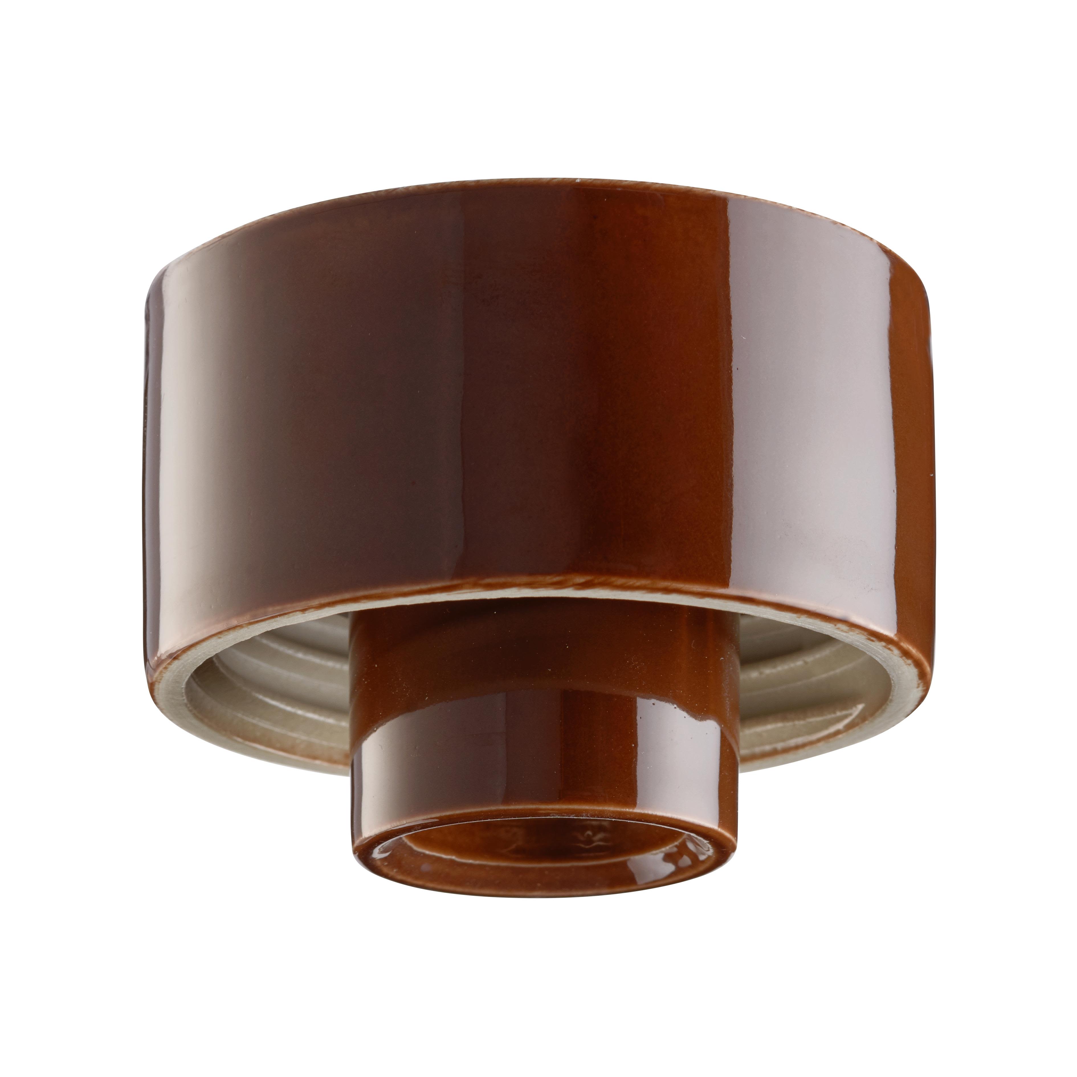 Ifö Electric 55717-000-14 Sockel rak, E27, IP44 Brun