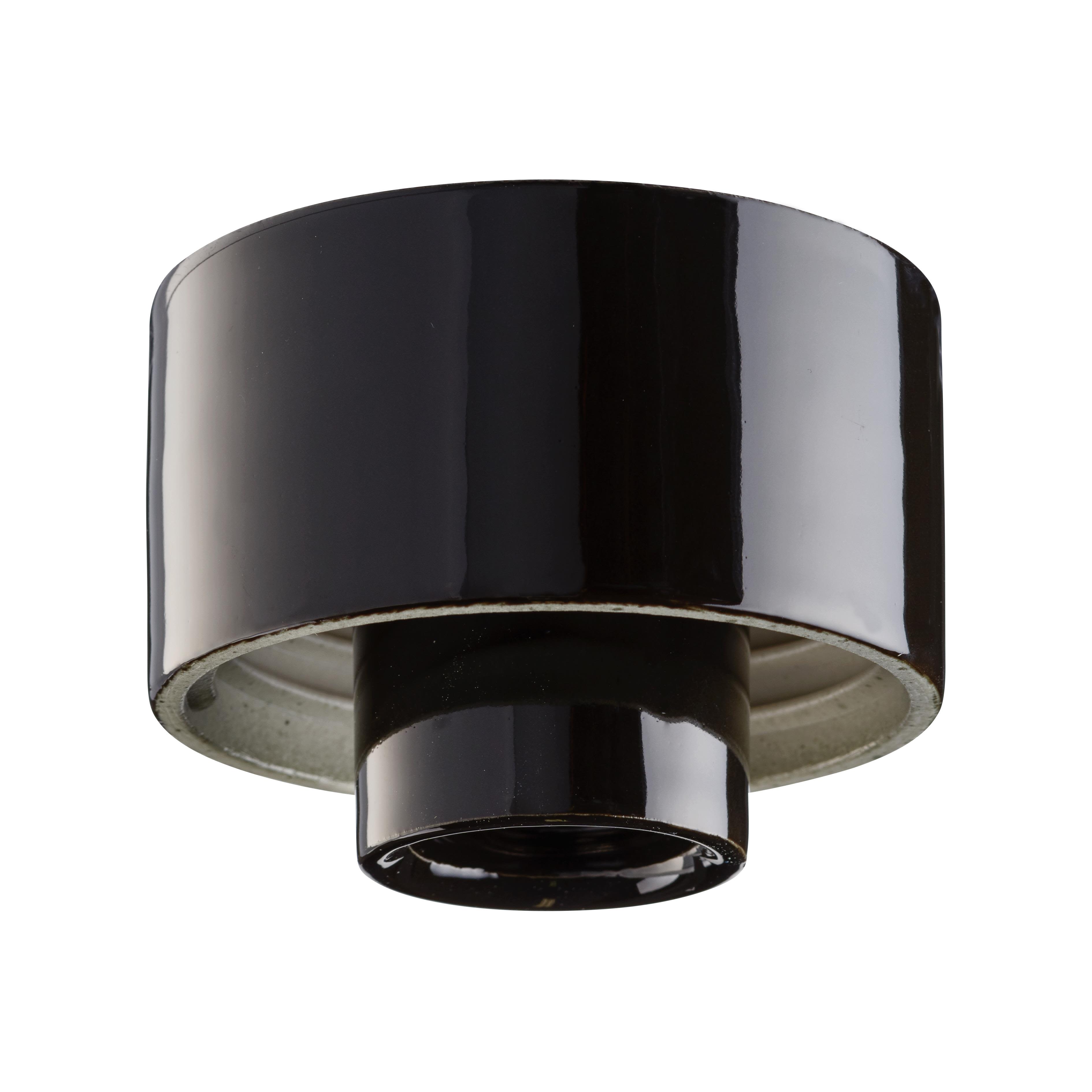 Ifö Electric 55717-000-16 Sockel rak, E27, IP44 Svart