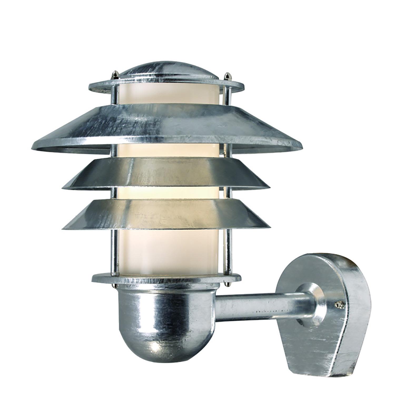Westal Alefors Veggarmatur 10 B, 227 lm, 310 x 256 mm Galv/Sølv, sprengt