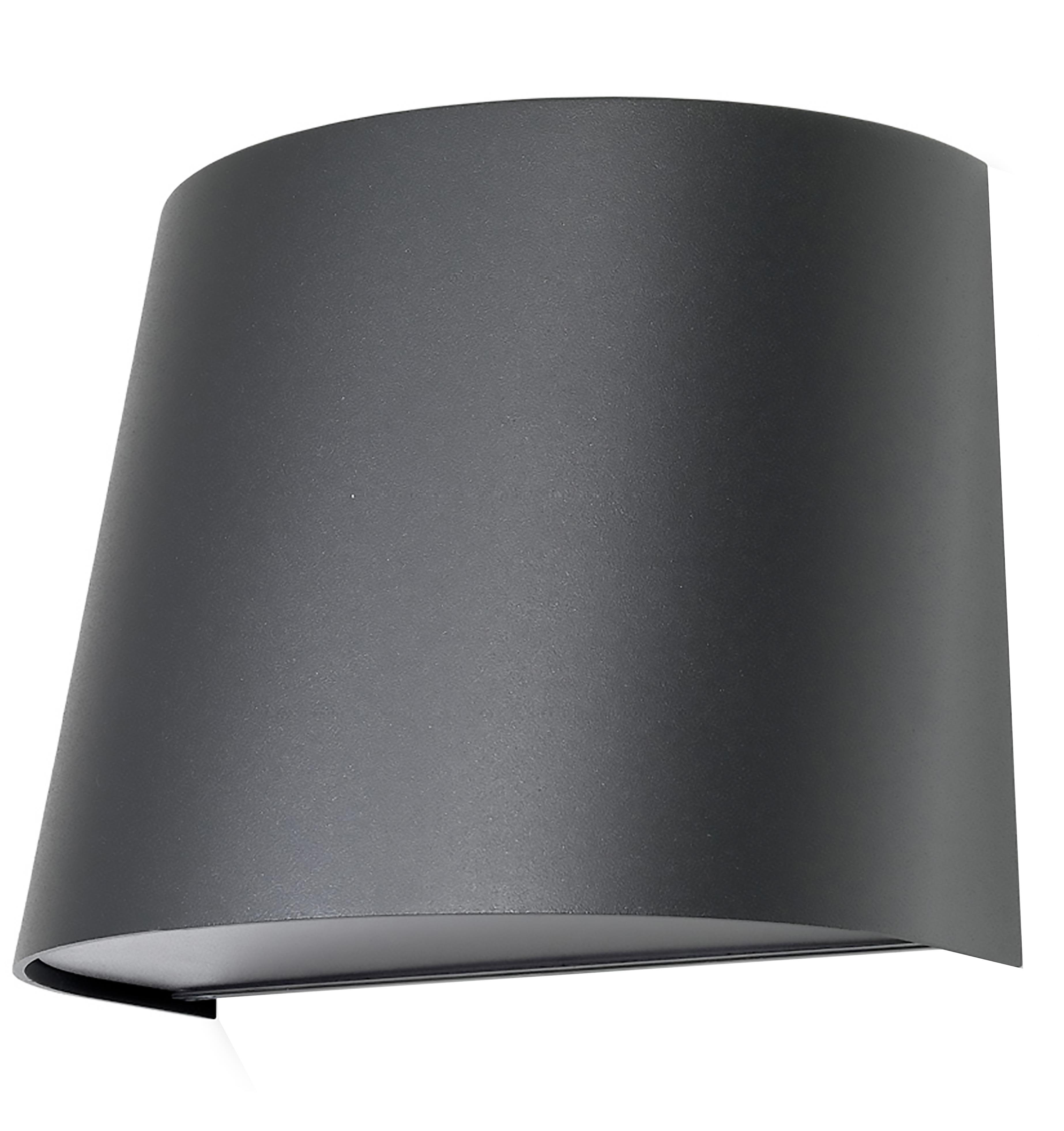 Westal Maxi Väggarmatur 3000 K, 200 x 230 mm, 9,5 W Antracit, 625 lm