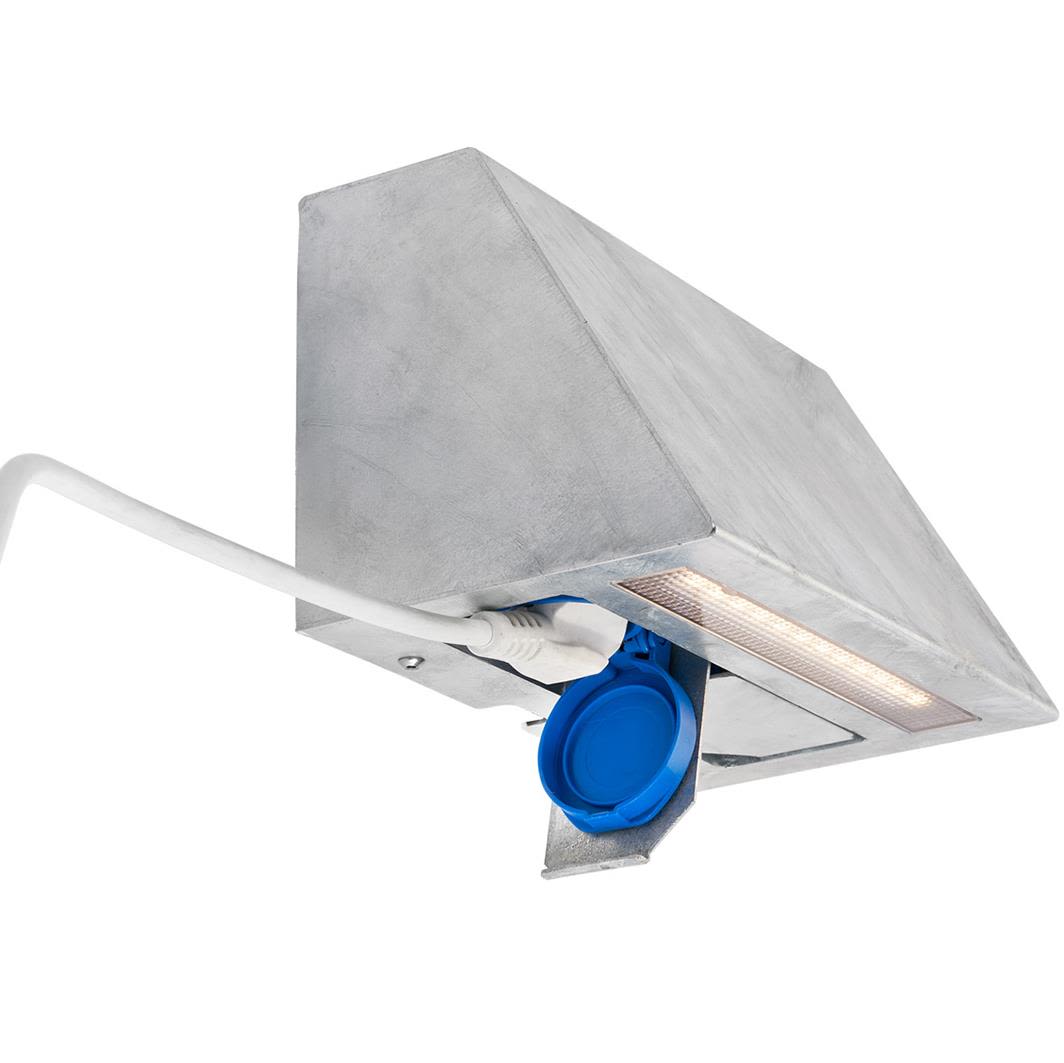 Norlys SKI Veggarmatur 5,2 W Galvanisert