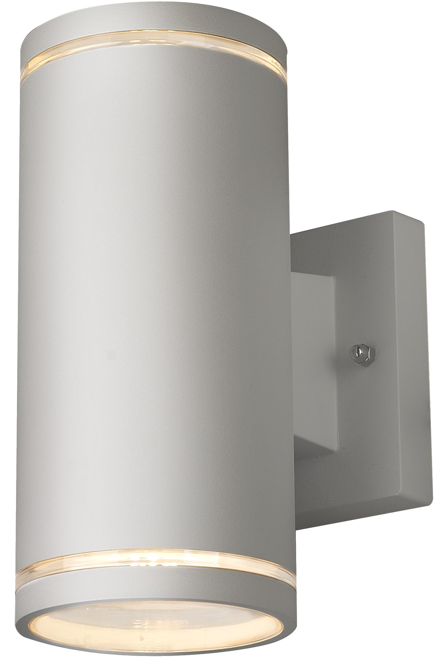 Westal Livali II Väggarmatur 185 x 100 mm, GU10 Silver/aluminium