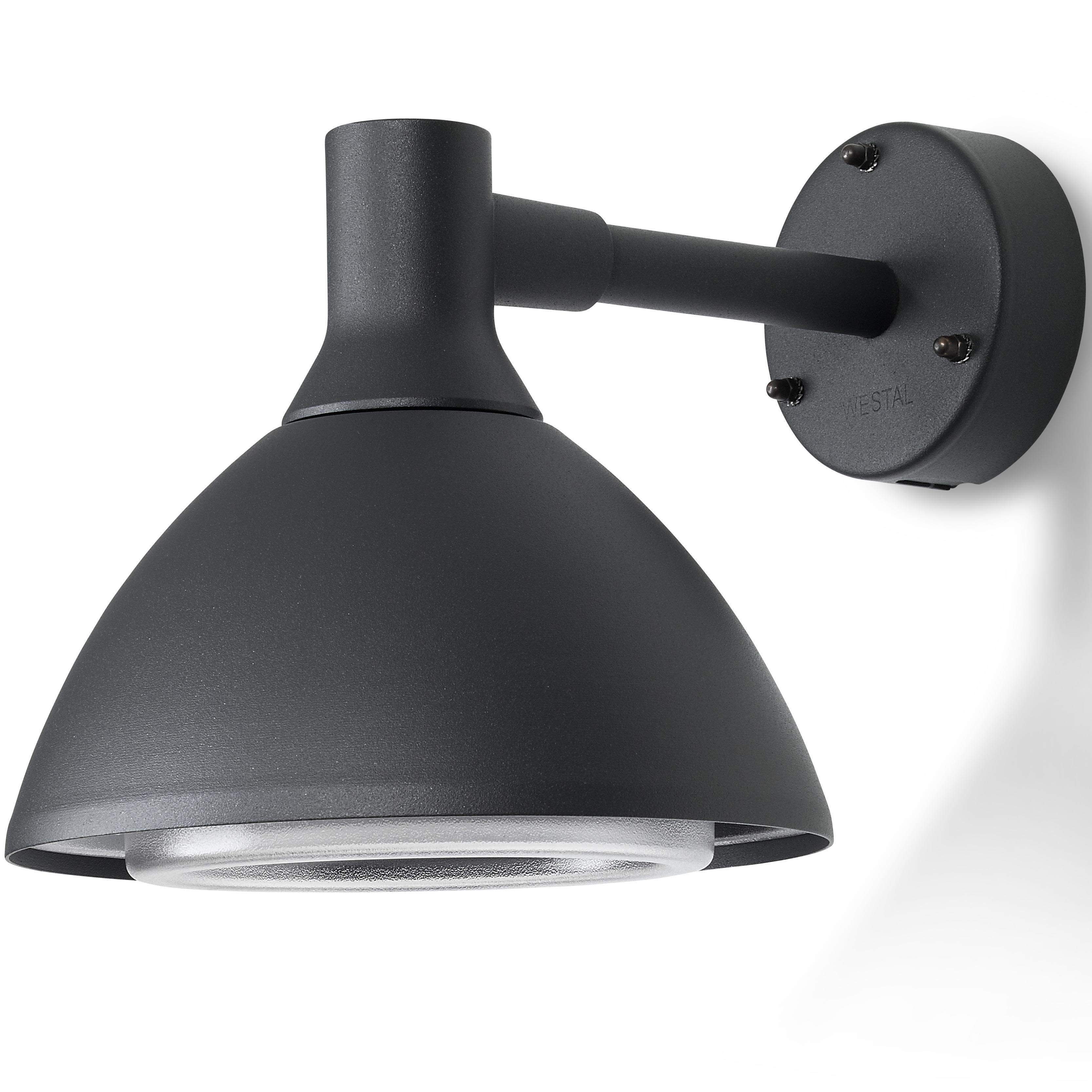 Westal Ark Mini Väggarmatur 255 x 255 mm, GU10 Antracit