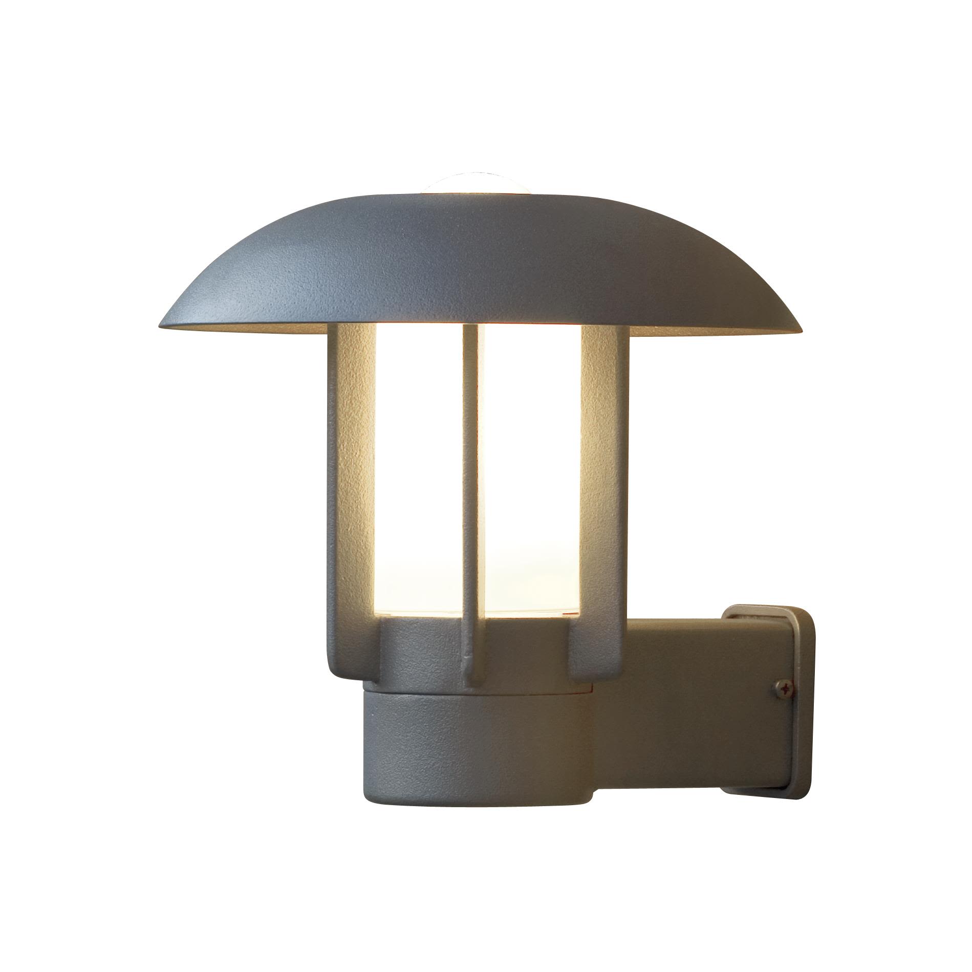 Konstsmide Heimdal Veggarmatur E27-sokkel, aluminium