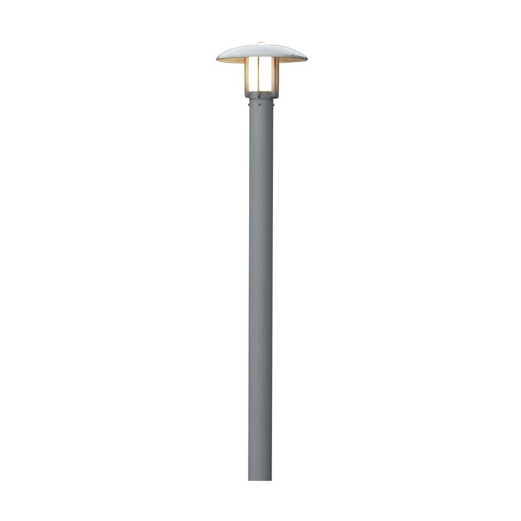 Konstsmide Heimdal Stolpelykt 20 cm, aluminium