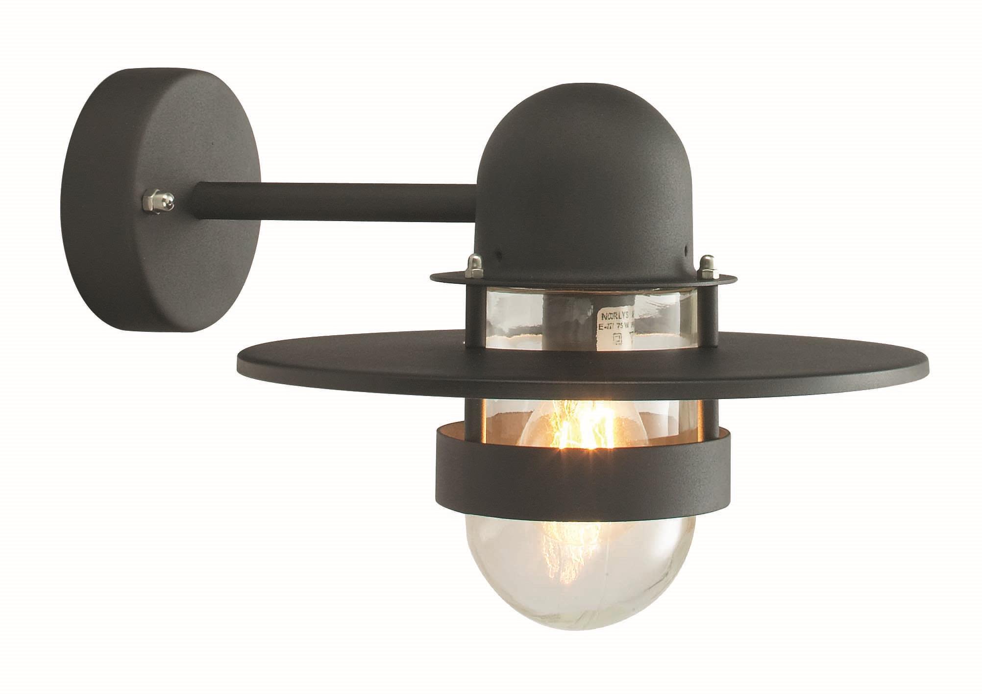 Norlys Bergen 270 Væglampe 60 W Sort