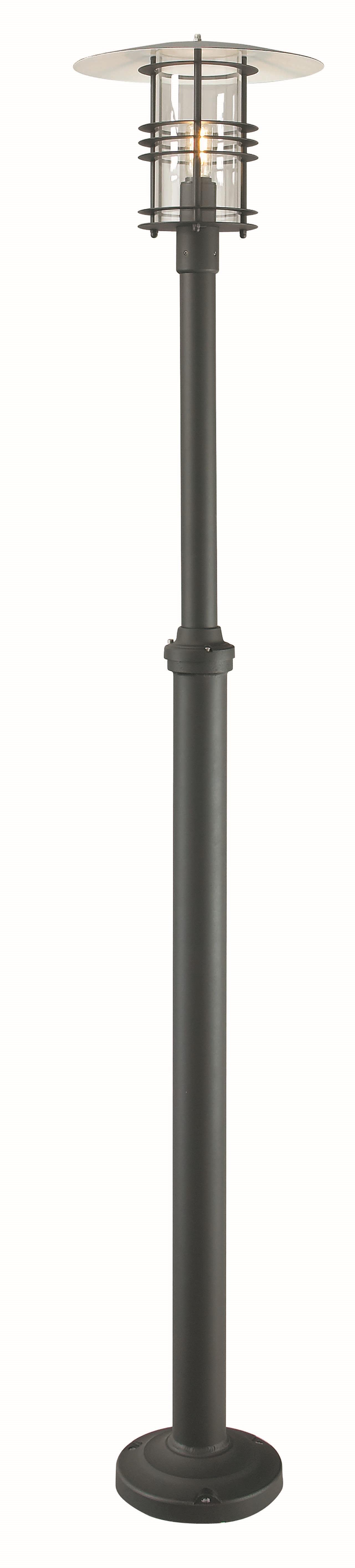Norlys Stockholm Armatur til stang 1570-2470 mm Sort