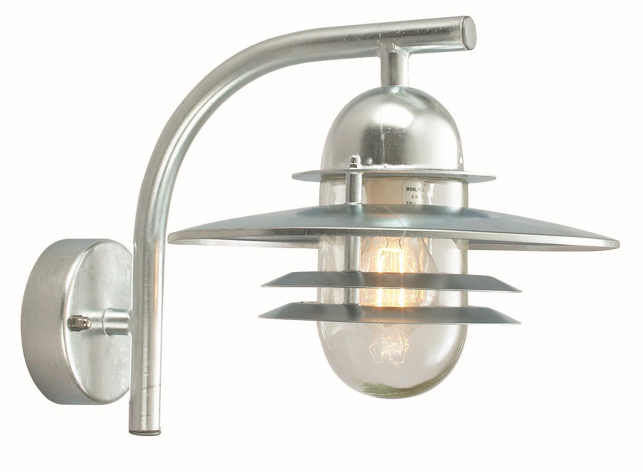 Norlys - Oslo Utendørs Vegglampe Galvanisert