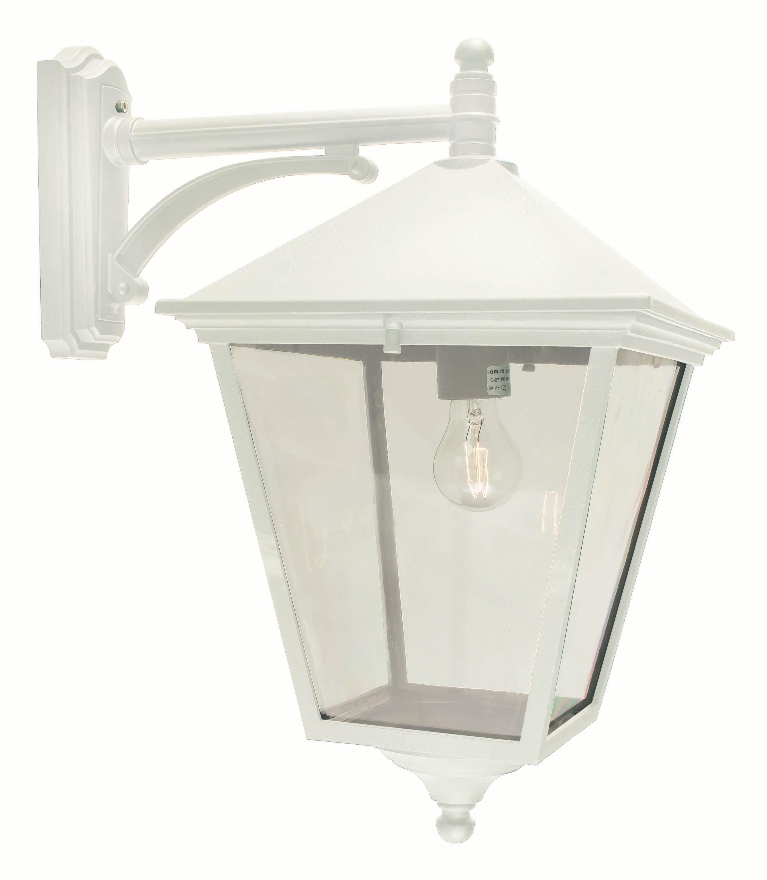 Norlys London 493 Väggarmatur E27, IP54 Vit