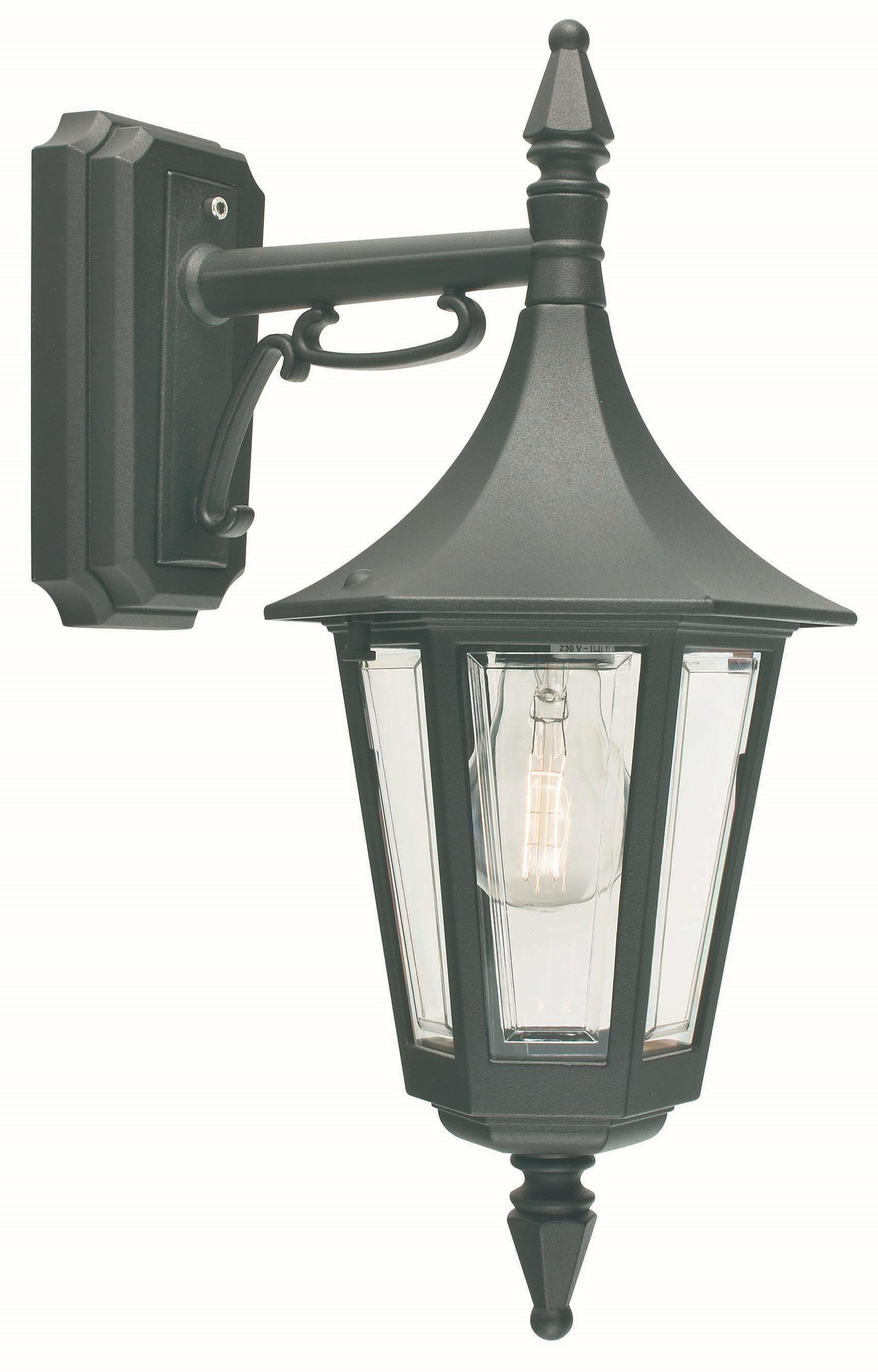 Norlys - Rimini/Milano Down Utendørs Vegglampe Svart