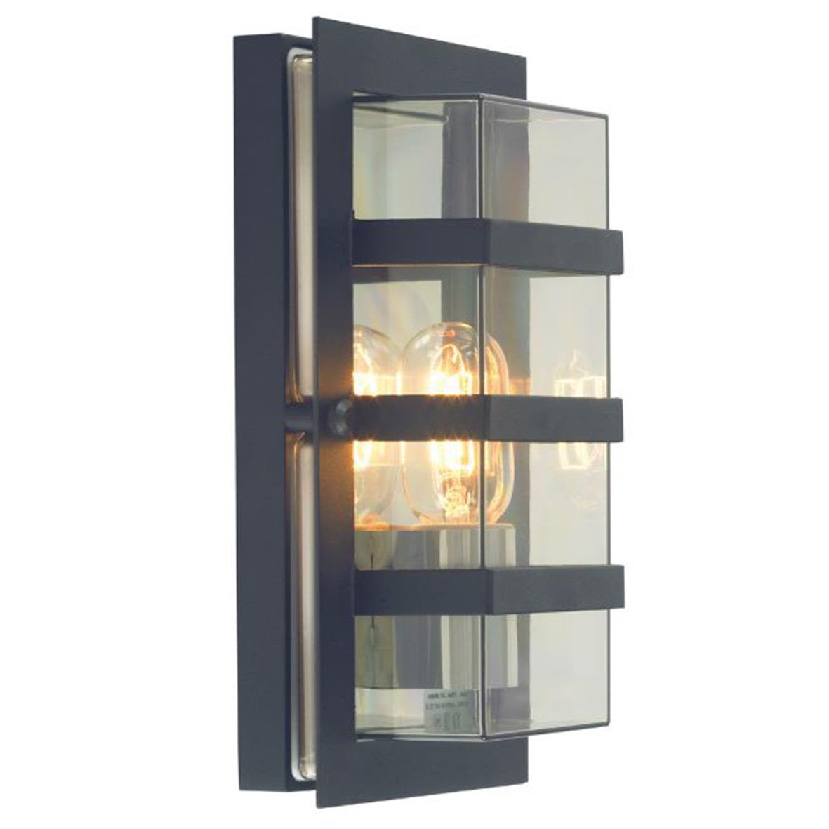 Norlys Boden 862 Veggarmatur E27, 46 W, IP54, klar Svart