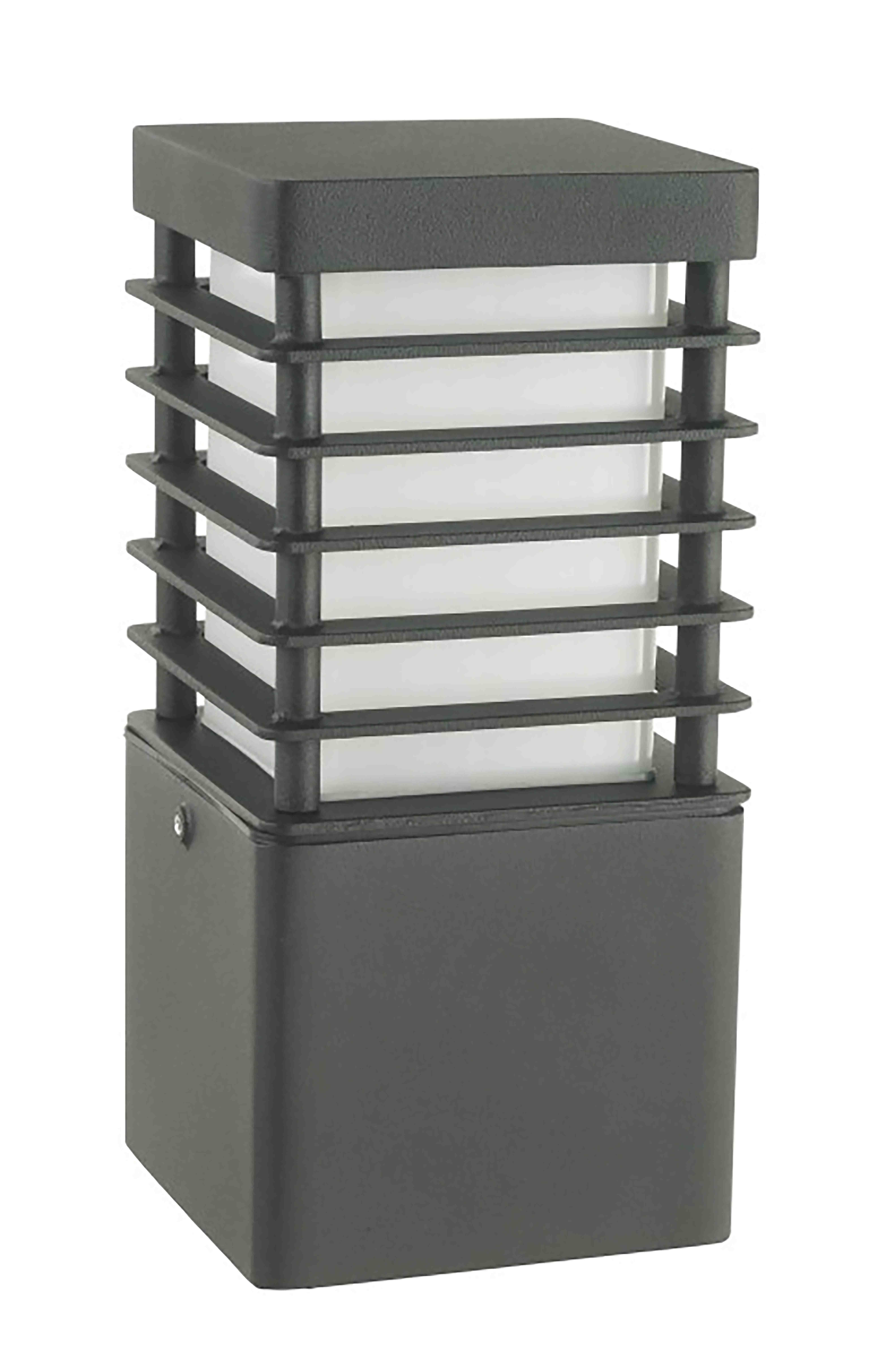 Norlys Halmstad 211 Pollare LED, 10W, 3000K, 900 lm Svart