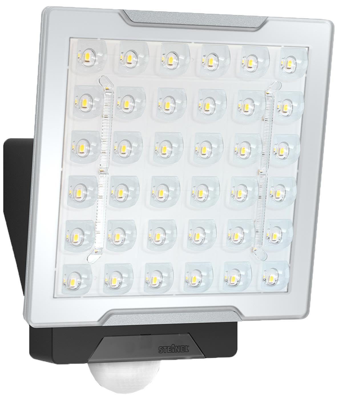 Steinel XLED Pro Square Lyskaster sensor, 25 W, 4000 K, 2400 lm Svart