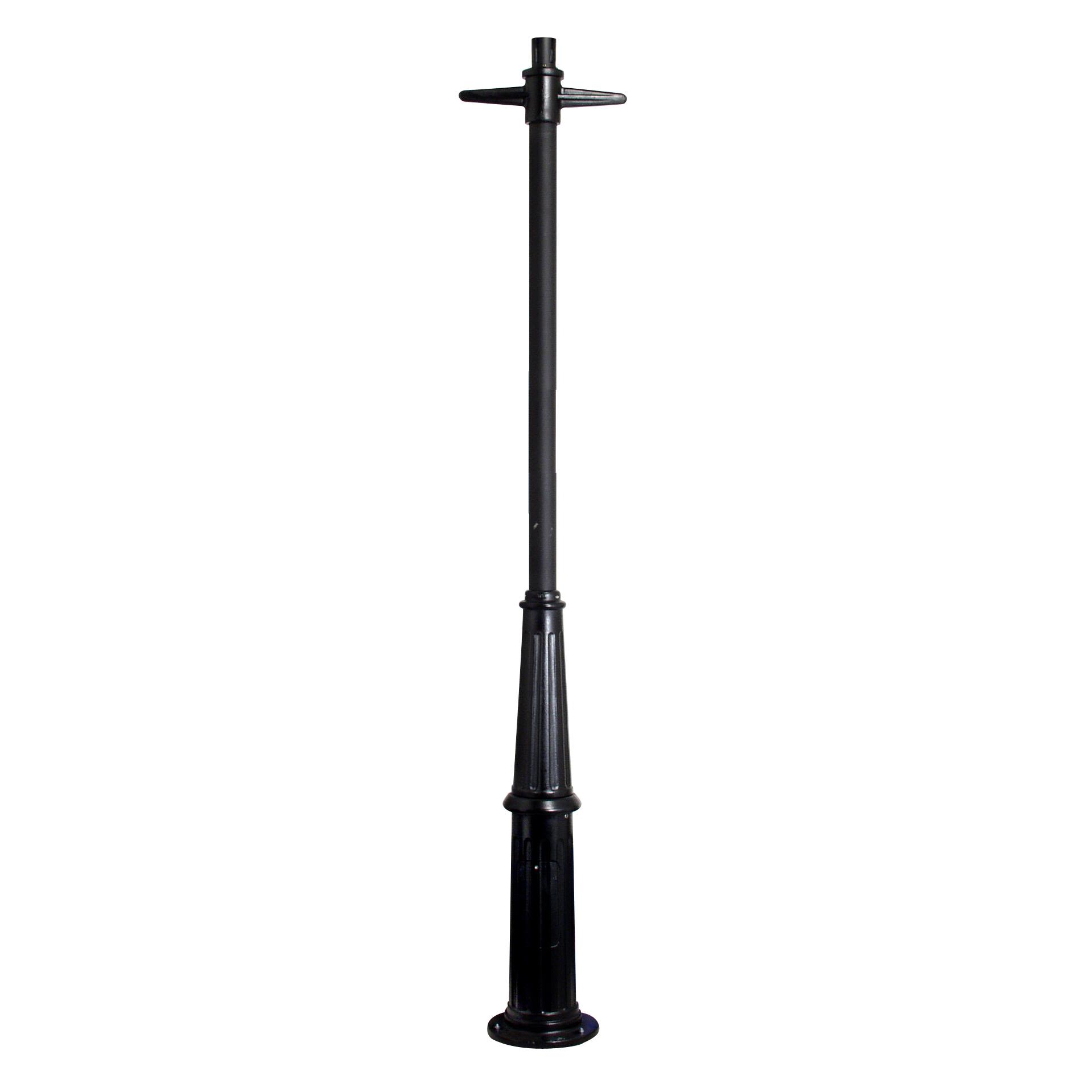 Westal 6094 Stolpe svart, Ø60 mm med stigepinne