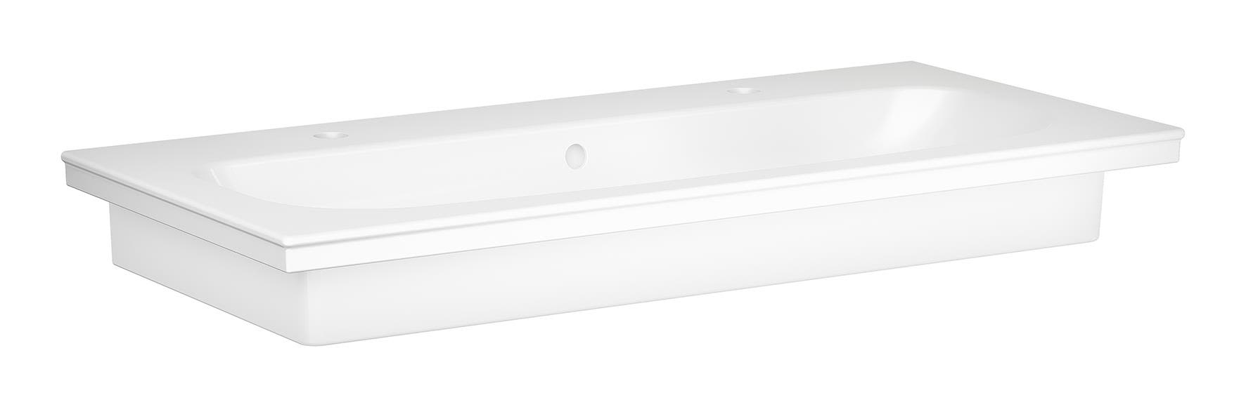 Gustavsberg Artic Tvättställ 100 cm, för kommod 2 st. blandarhål