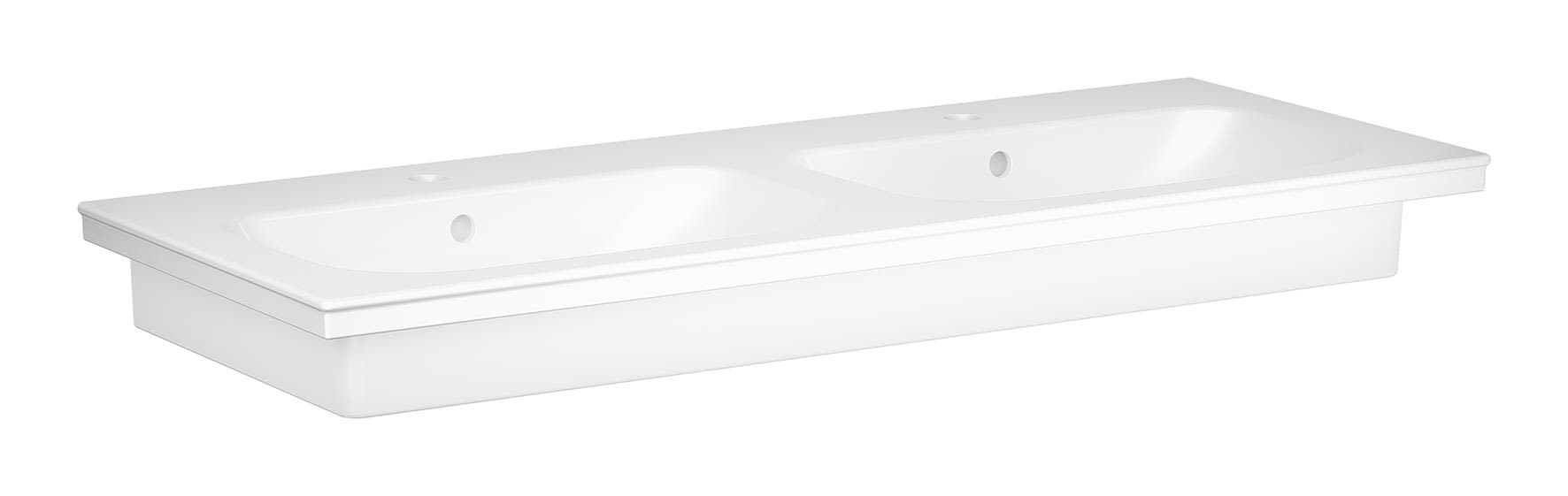 Gustavsberg Artic Tvättställ 120 cm, 2 st. bassänger