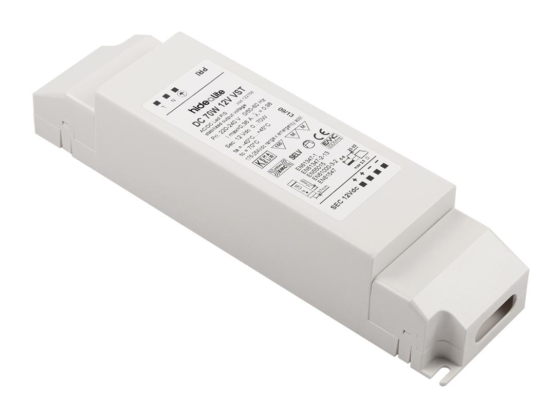 Hide-a-Lite LED-trafo VST Drivdon för LED 24VDC, 70W