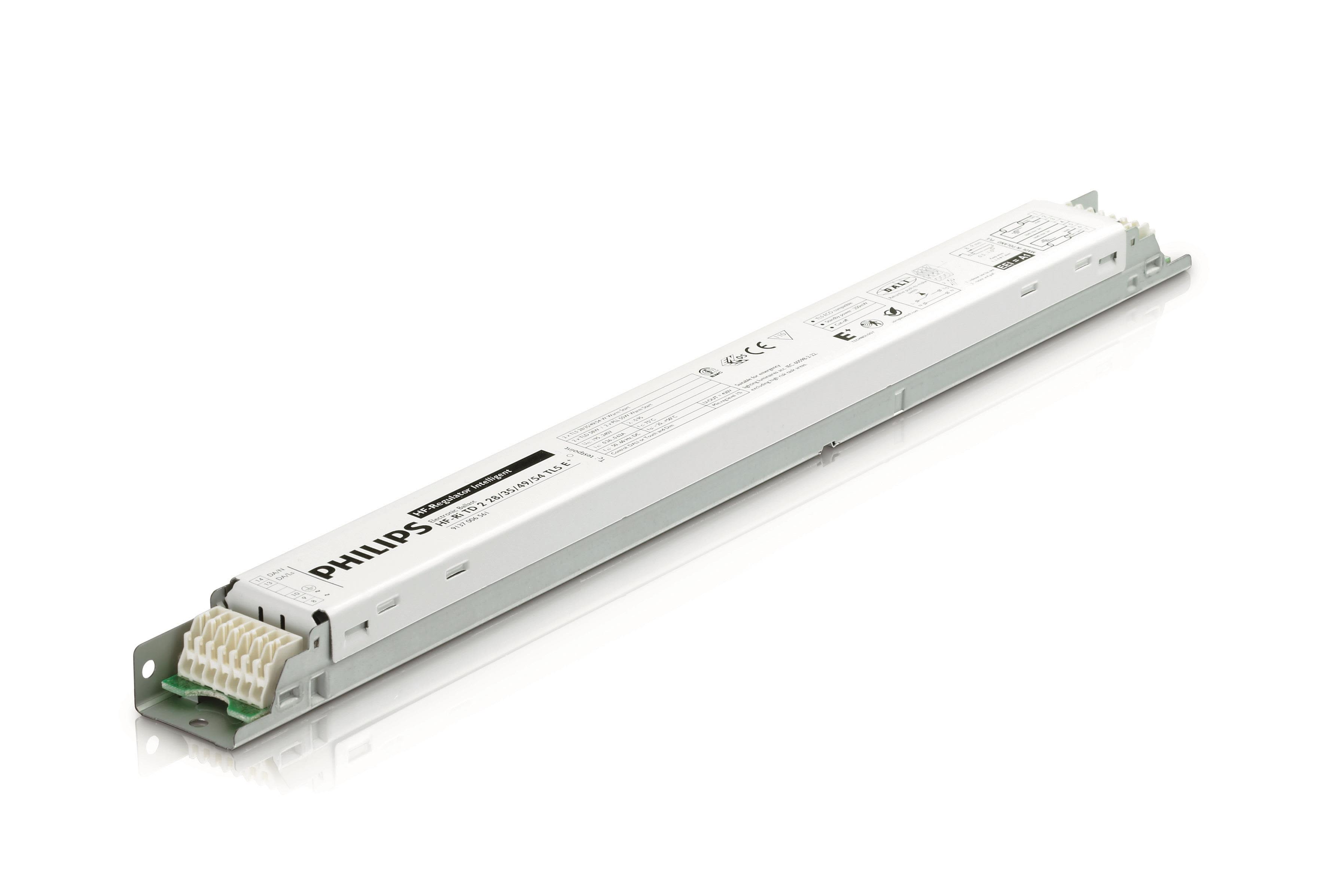 Philips HF-Performer III TL5 HF-liitäntälaite T5:lle, päällä ja pois päältä 49W