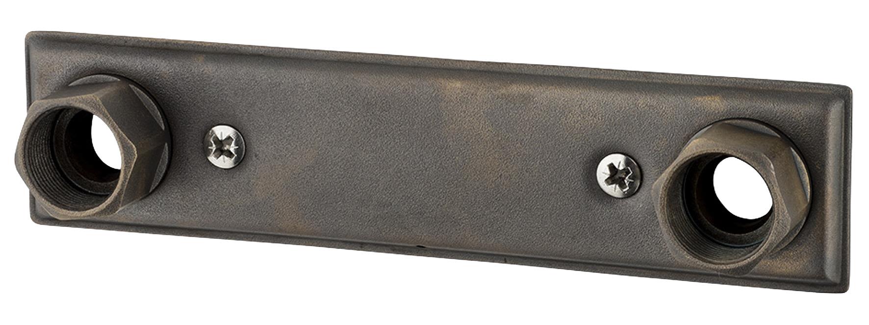 Mora 630282.25 Blandarfäste M26x1,5 150 c/c, rustik mässing 15 mm